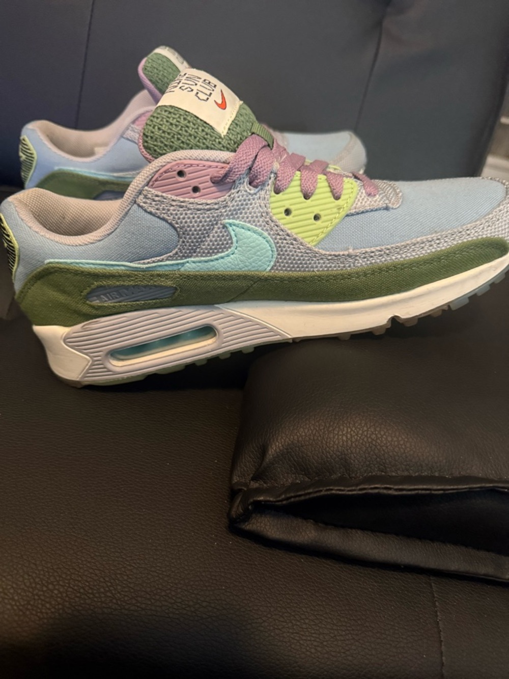 Nike Low-Top Sneakers in Pastel Blue, Mint, Green & Lavender men’s 8.5